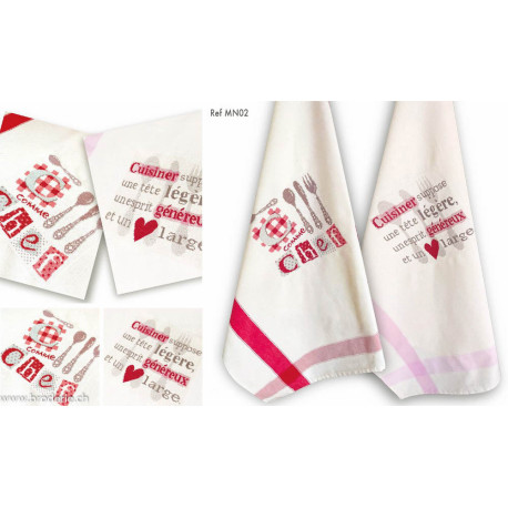 LiliPoints, Grille miniatures - Chef et cuisine (MN02)