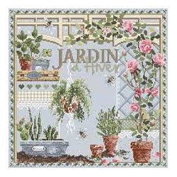Madame la Fée, grille Jardin d'hiver (FEE171)