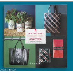 Milpoint, cahier d'idées pour vinyl perforé - tressage et tissage (CMCAH08)