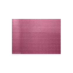 Milpoint, coupon vinyle laqué métallisé Rose 2.5 points/cm (VINRoseF)