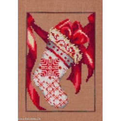 Mirabilia Nora Corbett, grille Red Ribbon Stocking (NC361)