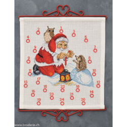 Permin, kit Pèe-Noël et hérisson (PE34-2556)