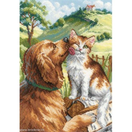 Riolis, kit Like Cat and Dog (RI2275)