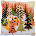 Vervaco, kit Coussin arbres de Noël (PN0202573)