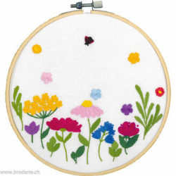 Vervaco, kit imprimé chemin de tableFleurs estivales (PN0222902)