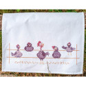 Vervaco, kit imprimé linge poulets amusants (PN0216933)