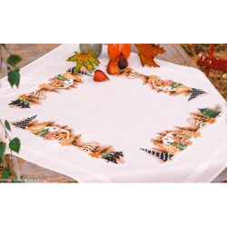 Vervaco, kit imprimé nappe Village d'hiver (PN0202561)