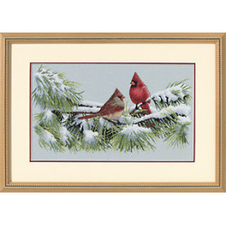 Dimensions, kit Winter cardinals (DIM35178)