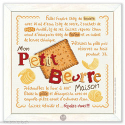 LiliPoints, Grille Gourmandise - Mon p'tit beurre (G058)
