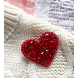 Abris Art, kit perles Décoration -Little heart (AAD-245)