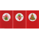 Vervaco, Kit cartes de voeux Noël lot de 3 (PN0145622)