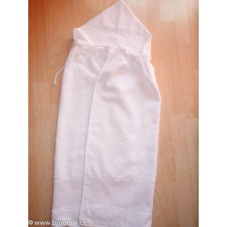 Stafil, sortie de bain bébé 70 x 80cm blanc (STA37-10)