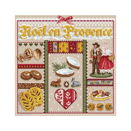 Madame la Fée, grille Noël en Provence (FEE116)