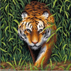 BrilliArt, kit diamant Tiger in the Jungle (MC-084)