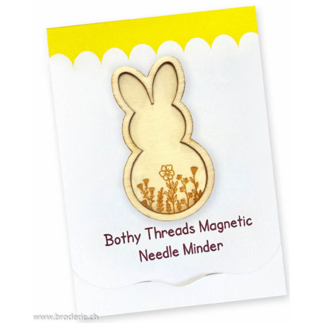 Bothy Threads, magnet pour fixer l'aiguille "Wooden Bunny" (BOXA71)