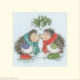 Bothy Threads, kit carte de voeux Christmas Kiss (BOXMAS79)