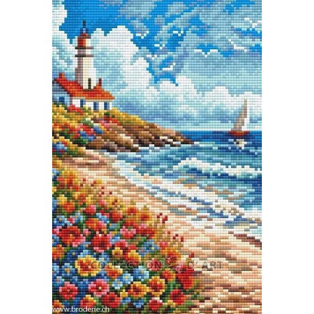 Collection d'Art, kit diamant Lighthouse on the shore (CADE7185)