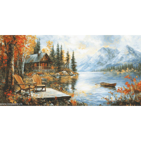 Luca-S, kit canevas petits points Echoes of a Golden Season (LUCASG716)