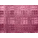 Milpoint, coupon vinyle laqué métallisé Rose 2.5 points/cm (VINRoseF)