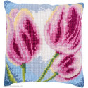 Vervaco, kit coussin 3 Tulipes (PN0204608)