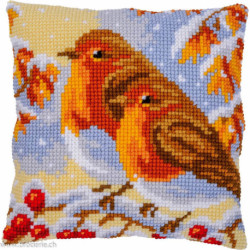 Vervaco, kit coussin Rouge-gorge (PN0206771)