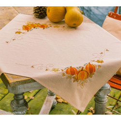 Vervaco, kit imprimé nappe Citrouilles d'automne (PN0222373)