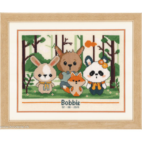 Vervaco, Kit Naissance Panda et les amis (PN0213996)