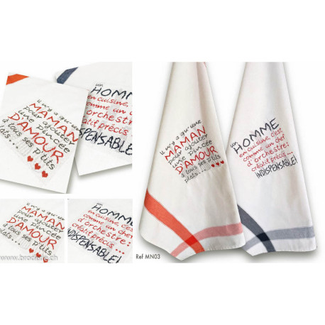 LiliPoints, Grille miniatures - Homme et femme (MN03)