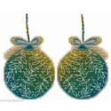 Oven, kit Christmas tree decoration. Green ball (OV1694)
