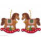 Oven, kit Christmas tree decoration. Horse (OV1697)
