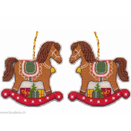 Oven, kit Christmas tree decoration. Horse (OV1697)