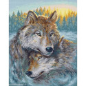BrilliArt, kit diamant Wolfes (MC-095)
