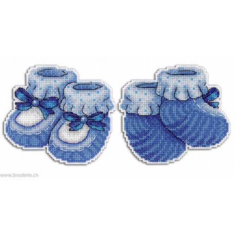 M.P.Studia, kit suspense chaussons bleus (SR-263)