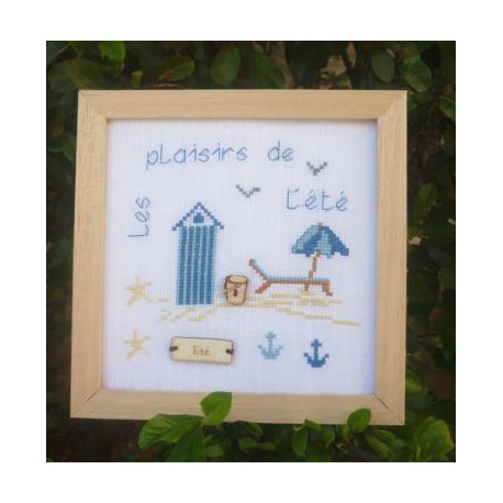 La Cigogne qui brode, grille Les plaisirs de l'été (CIG093)