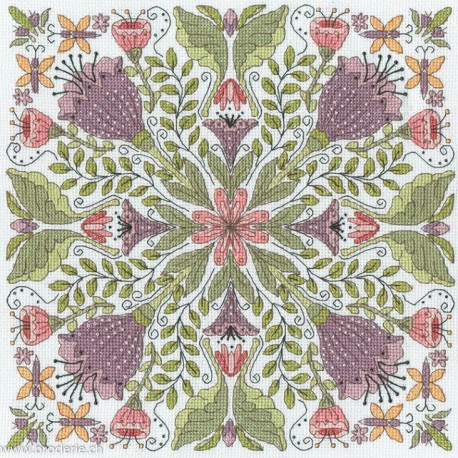 Bothy Threads, kit Bursting Blooms (BOXBUF2)