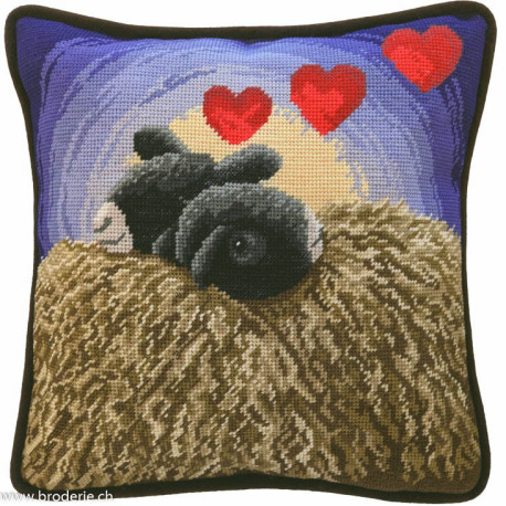 Bothy Threads, kit canevas peint Hearts And Hugs (BOTPY3)