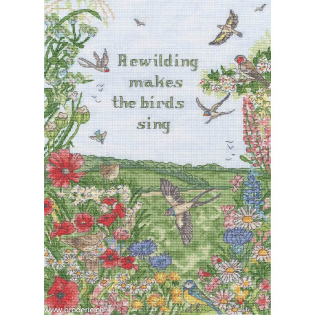 Bothy Threads, kit Rewild And Sing (BOXAL17)