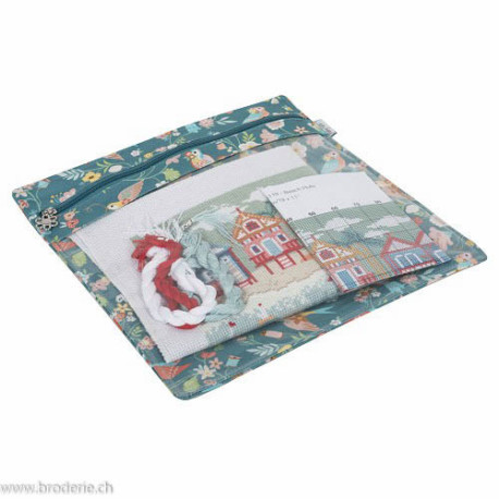 Hobby Gift, pochette à ouvrage vert - Oiseaux (HGPPL.664)