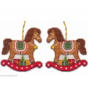 Oven, kit Christmas tree decoration. Horse (OV1697)