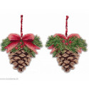 Oven, kit Christmas tree decoration. Pine cone (OV1701)