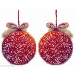 Oven, kit Christmas tree decoration. Red balll (OV1695)