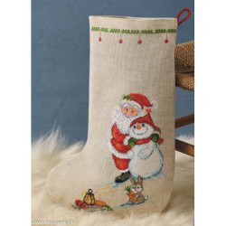 Permin, kit Père-Noël et bonhomme de neige (PE41-5237)