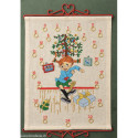 Permin, kit calendrier de l'avent Pippi under the Christmas tree (PE34-5571)