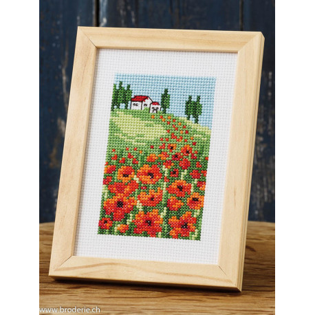 Permin, kit champ de coquelicot (PE13-6132)