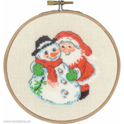 Permin, kit Snowman and Santa Claus (PE13-5287)