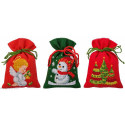Vervaco, kit 3 sachets de Noël (PN0180555)