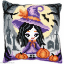 Vervaco, kit coussin Fille d'Halloween (PN0207487)