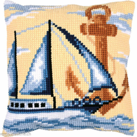 Vervaco, kit coussin Voilier (PN0205429)
