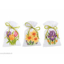 Vervaco, Kit Fleurs lot de 3 (PN0012334)