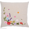 Vervaco, kit imprimé coussin Un monde floral coloré (PN0222279)
